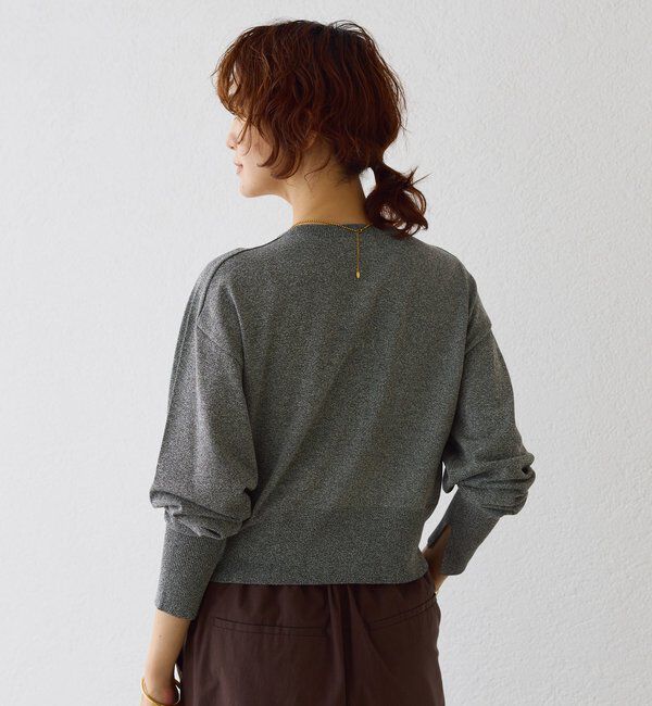  「【大人のこなれ感】ZIPニットカーディガン」|カーディガン|