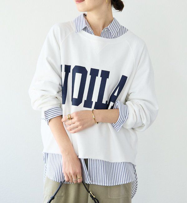  「【Yossshiiii企画】ワイドロゴカットオフスエット」|Tシャツ・カットソー|