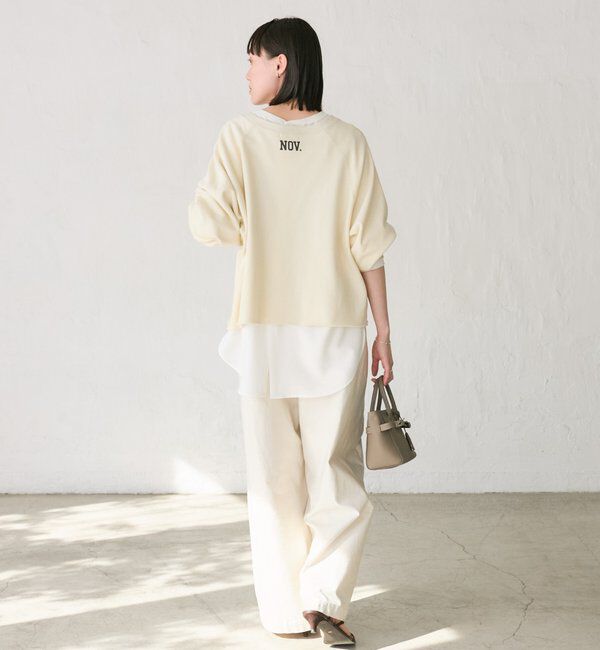  「【Yossshiiii企画】ワイドロゴカットオフスエット」|Tシャツ・カットソー|