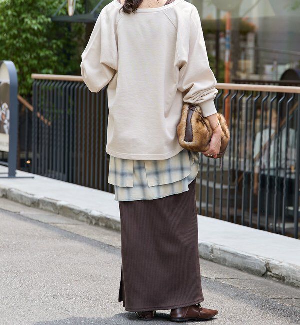  「【新色追加/抜け感◎】ハーフZIPスウェット」|Tシャツ・カットソー|