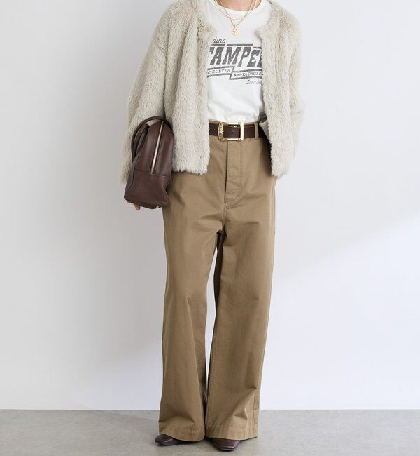  「【リバイバル/着映え】ダブルフェイスシャギーカーデ・2」|カーディガン|