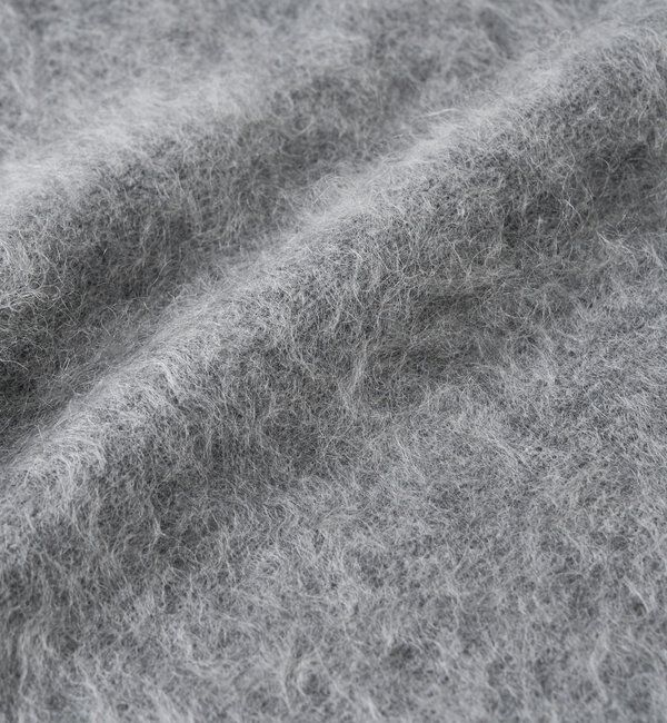  「【ヘアリーな質感】起毛ウールサイドスリットニット」|ニット・セーター|