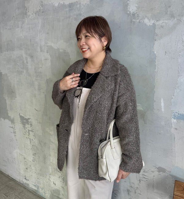  「【インフルエンサーYossshiiii企画】ボアライクコーディガン」|カーディガン|