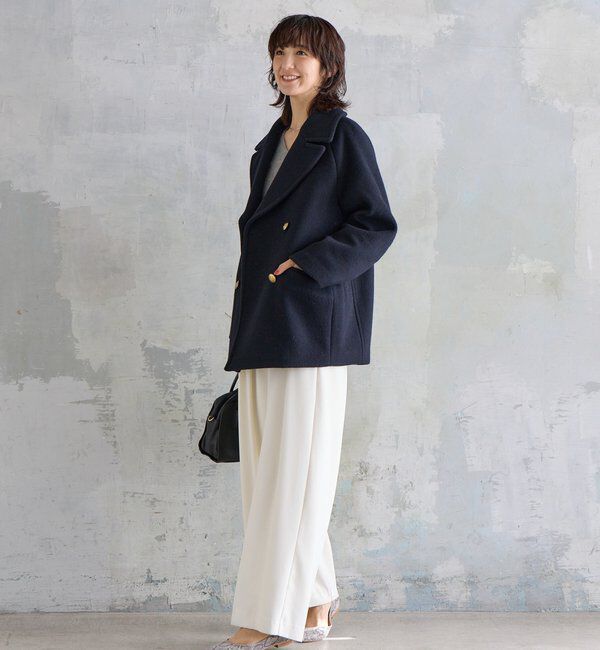  「【リバイバル/新色追加】ラグランPコート」|ピーコート|