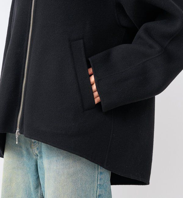  「【ハンサムな着こなしに】スタンドZIPリバーコート」|その他|