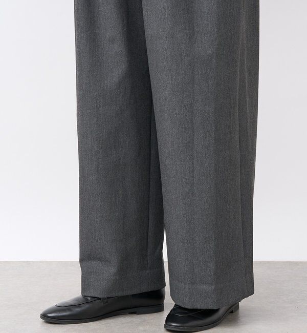  「【真冬もあたたか】裏起毛スラックスパンツ」|チノ|