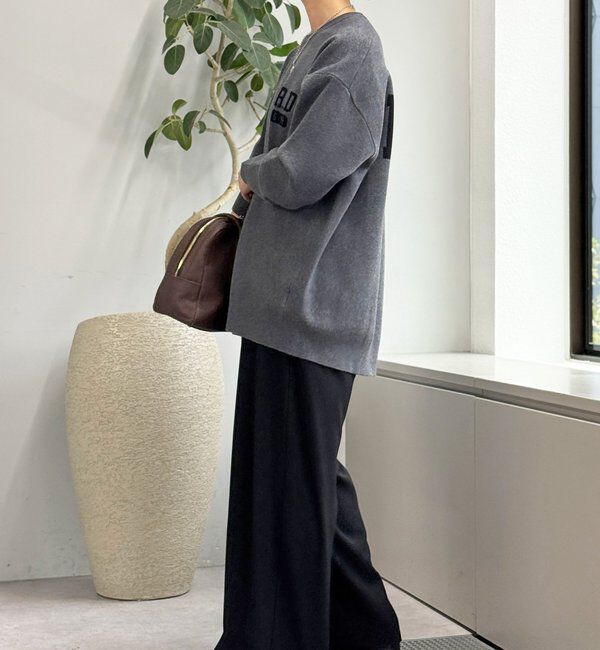  「【バックロゴが目を惹く】アスレチックロゴニット」|ニット・セーター|