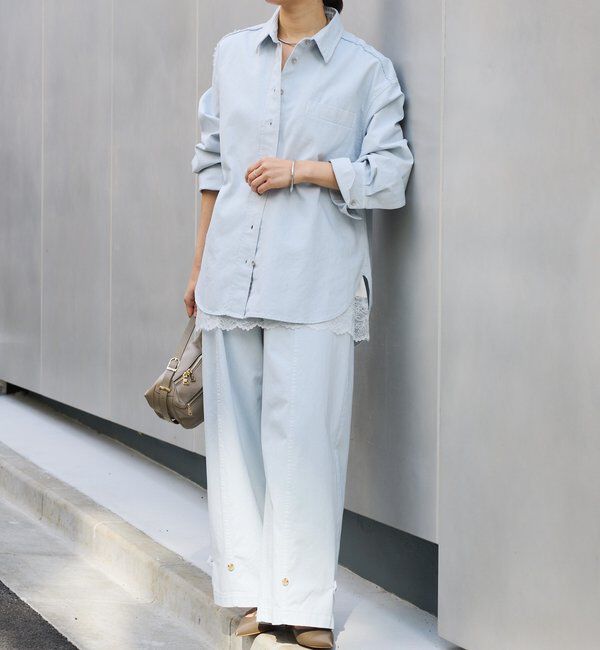  「【新色追加/鮮度抜群】レーストリムキャミソール」|シャツ・ブラウス|