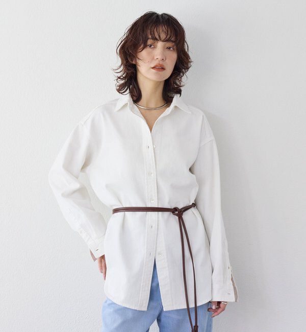  「【MONN.:.(モン)】クリアデニムシャツ」|シャツ・ブラウス|