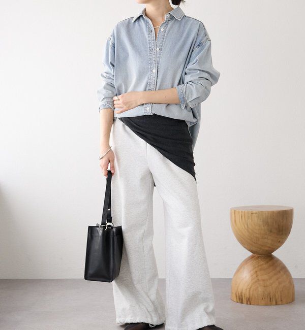  「【MONN.:.(モン)】クリアデニムシャツ」|シャツ・ブラウス|