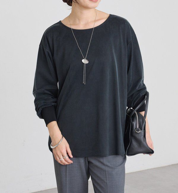  「【新色追加/着回し力抜群】キュプラカットプルオーバー」|Tシャツ・カットソー|