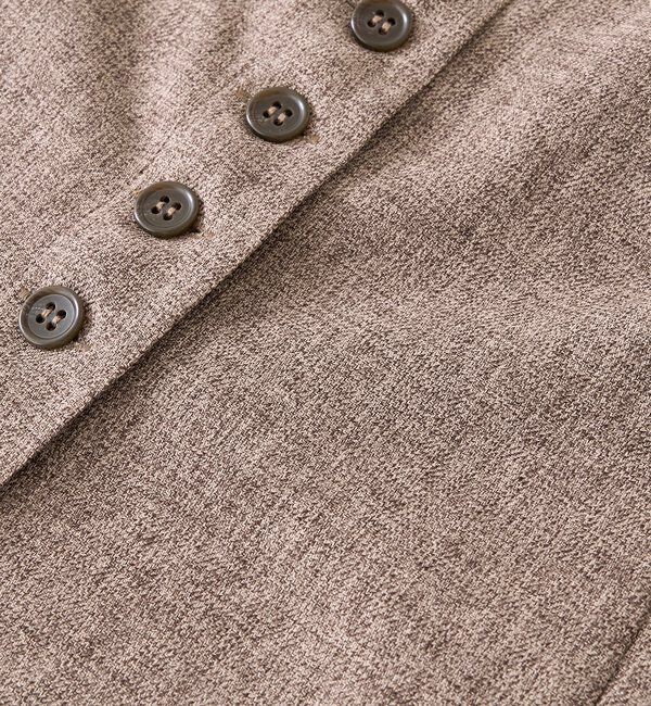  「【セットアップ対応可】ウーリーツイルジレ」|ベスト・ジレ|