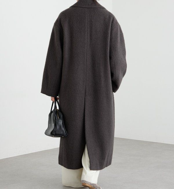  「【柔らかな質感】シャギーロングチェスターコート」|その他|