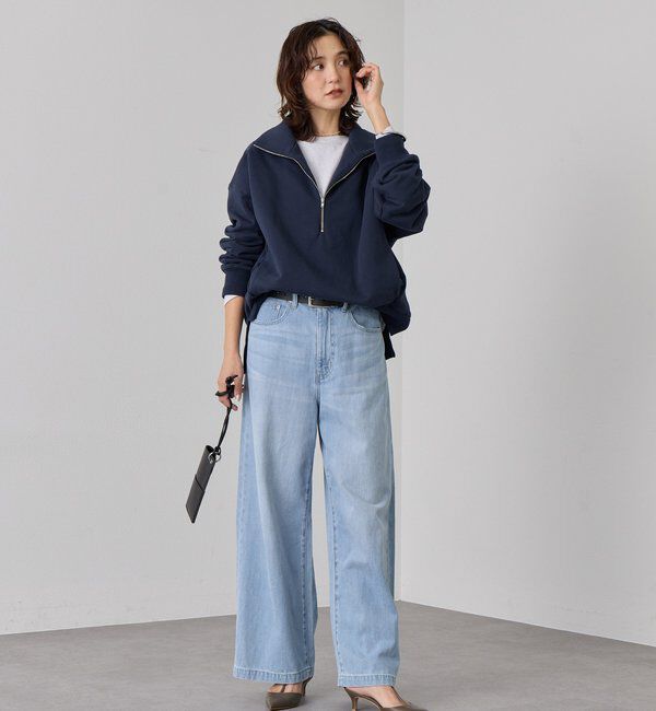  「【RIMH（リムエイチ）】クリーンワイドデニム」|デニム|