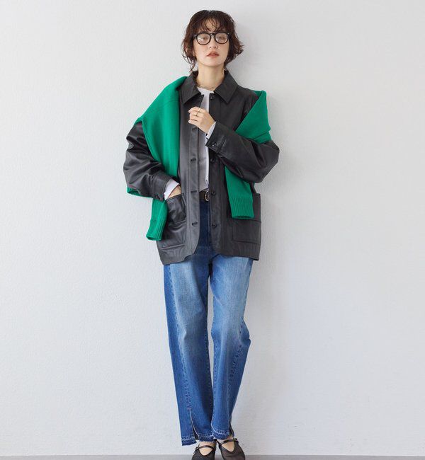  「【A・MONN(アモン)】Vネックニットプルオーバー」|ニット・セーター|