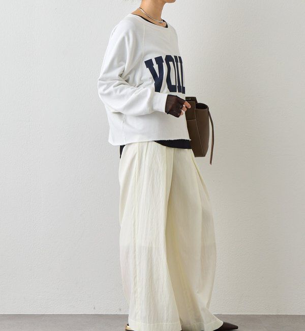  「【レイヤードに最適】チュールキリカエカットソー」|Tシャツ・カットソー|