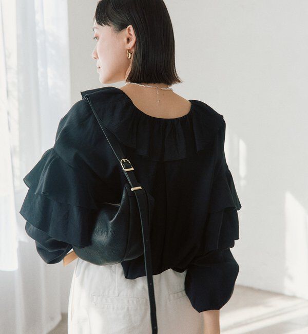  「【着映え】フリルディテールブラウス」|シャツ・ブラウス|