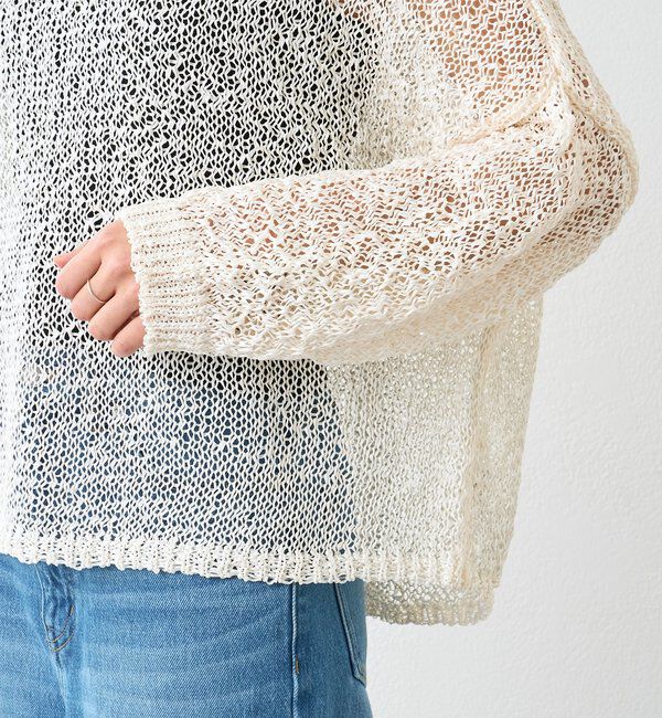  「【ご好評につき再販売開始！】テープヤーンボートネックニット」|ニット・セーター|