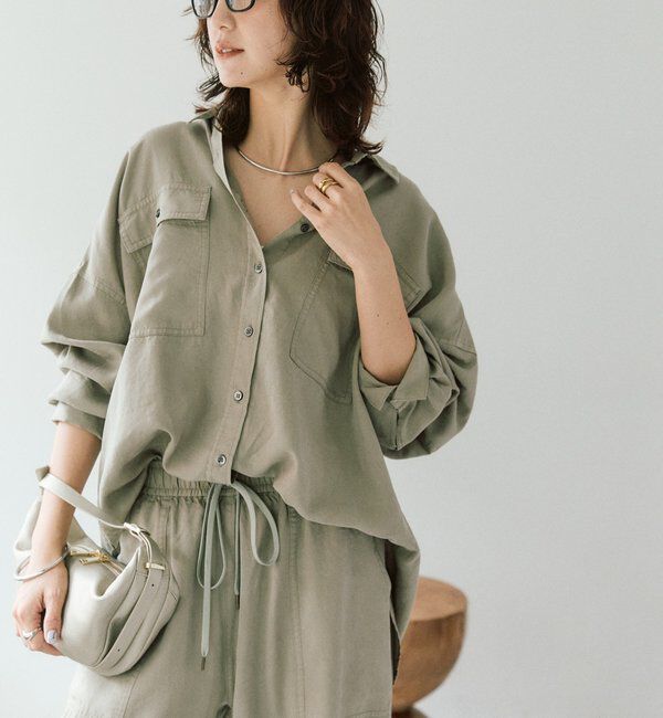  「【セットアップ可/新色追加】ガーメントダイワイドシャツ」|シャツ・ブラウス|