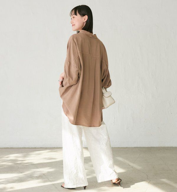  「【セットアップ可/新色追加】ガーメントダイワイドシャツ」|シャツ・ブラウス|