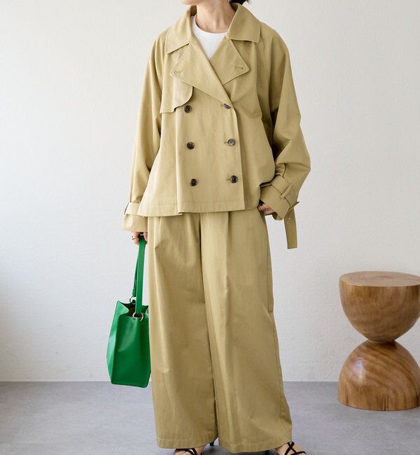  「【A・MONN(アモン)】スムースワイドパンツ」|その他|