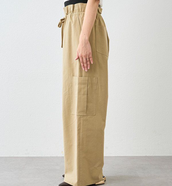  「【A・MONN(アモン)】ミリタリーWウエストカーゴパンツ」|チノ|