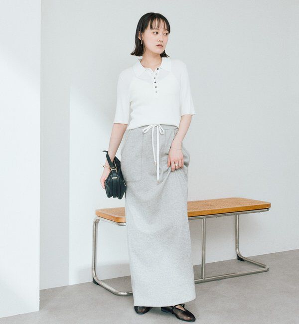  「【オンオフ使える】クールフィールポロニット」|ニット・セーター|