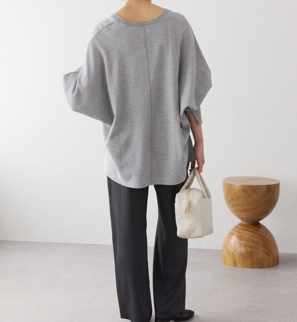  「【上品な光沢】サテンツイルイージーパンツ」|チノ|