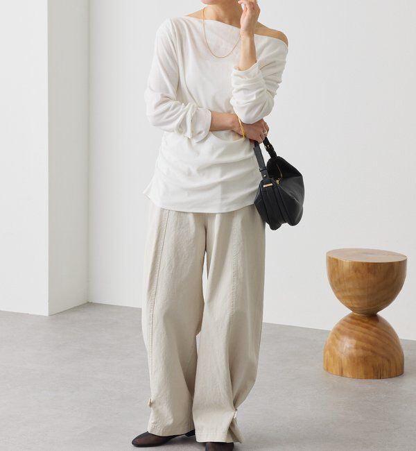  「【セットアップ着用可能】ガーメントダイコットンツイルパンツ」|チノ|