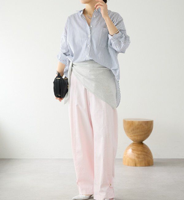  「【セットアップ着用可能】ガーメントダイコットンツイルパンツ」|チノ|