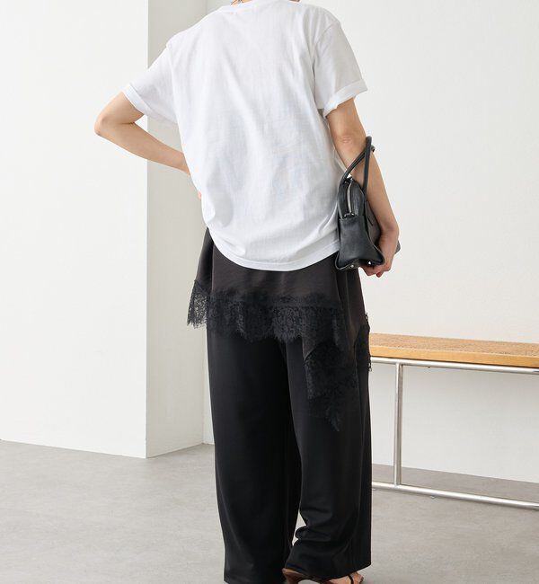  「【3サイス展開】ジャージータックワイドスラックス」|チノ|