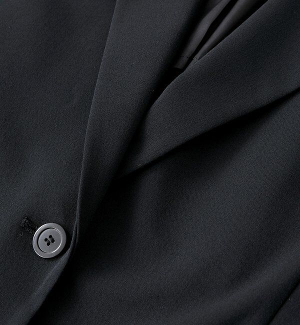  「【こなれ感抜群/接触冷感機能付き】ワイドショルダージャケット」|テーラードジャケット|