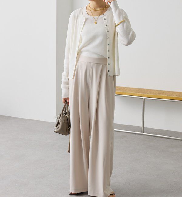  「予約【アンサンブル対応可】コットンリブカーディガン」|カーディガン|