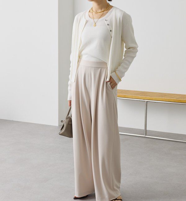  「予約【アンサンブル対応可】コットンリブカーディガン」|カーディガン|