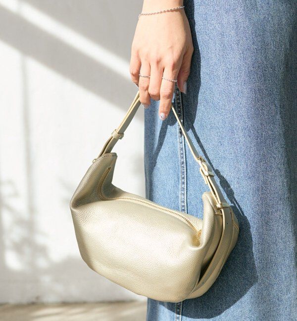  「予約【インフルエンサーSHIHO企画】マルチWAYレザーバッグ」|ショルダー・メッセンジャー|ゴールド