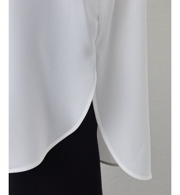  「ラウンドブラウスTee」|シャツ・ブラウス|