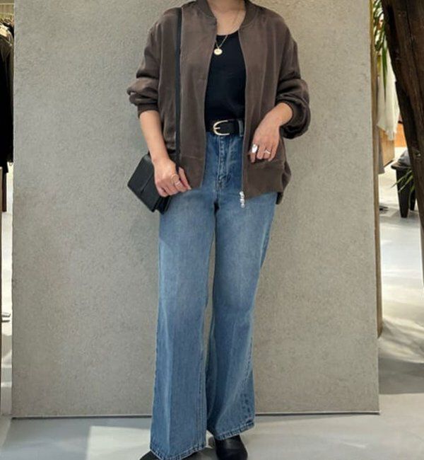  「キュプラサテンブルゾン」|ベスト・ジレ|