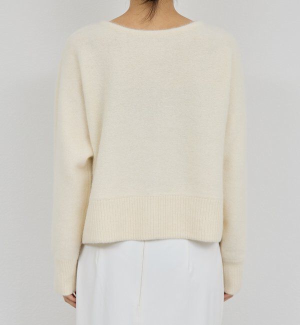  「【前後2WAY】ファーウールショートカーデ」|ニット・セーター|