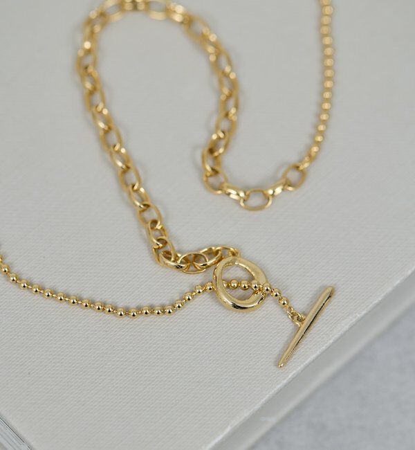  「コンビチェーンネックレス」|リング|ゴールド