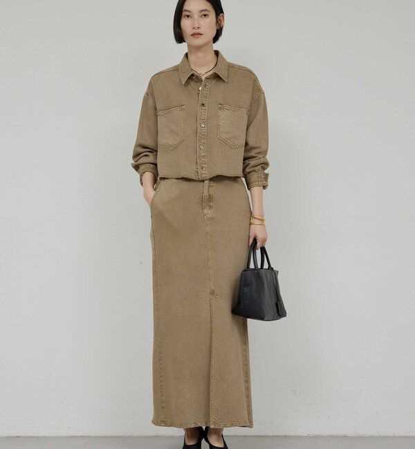  「【セットアップ対応】リヨセルショートシャツ」|シャツ・ブラウス|