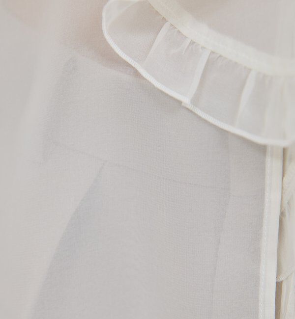  「シアーフリルブラウス」|シャツ・ブラウス|