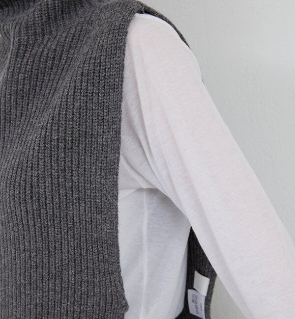  「レイヤードニットベスト」|ニット・セーター|