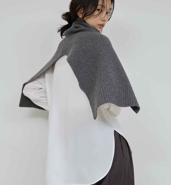  「レイヤードニットベスト」|ニット・セーター|