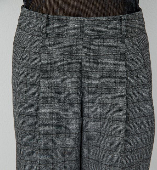  「タックワイドストレートパンツ」|チノ|