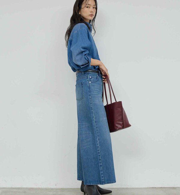  「バックフレアデニムシャツ」|シャツ・ブラウス|