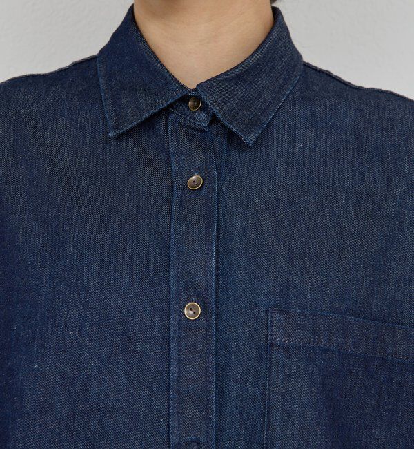  「バックフレアデニムシャツ」|シャツ・ブラウス|