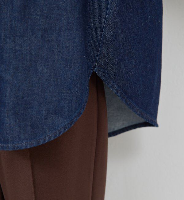  「バックフレアデニムシャツ」|シャツ・ブラウス|