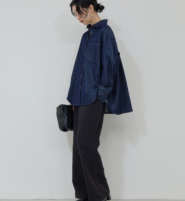  「バックフレアデニムシャツ」|シャツ・ブラウス|