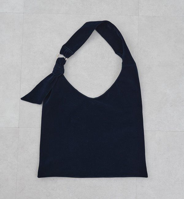  「【2.718】ベロアノットショルダー」|トートバッグ|