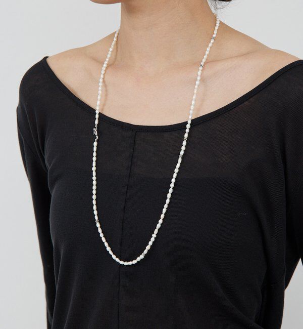  「【Lemme.&times;2.718】フラグメントパールネックレス」|リング|シルバー系